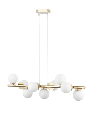 [40797] AVOLA 9 pendant - glod/white