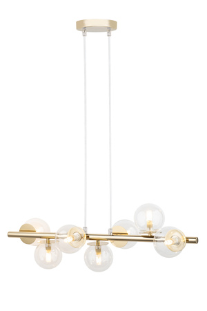 [40800] AVOLA 7 pendant - glod/transparent