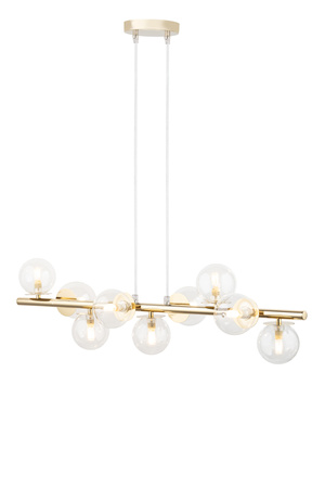 [40801] AVOLA 9 pendant - glod/transparent